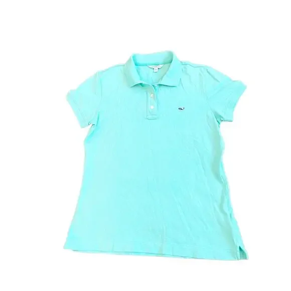 Vineyard Vines Women’s Blue Polo Shirt Short Sleeve Size XS - Picture 5 of 5